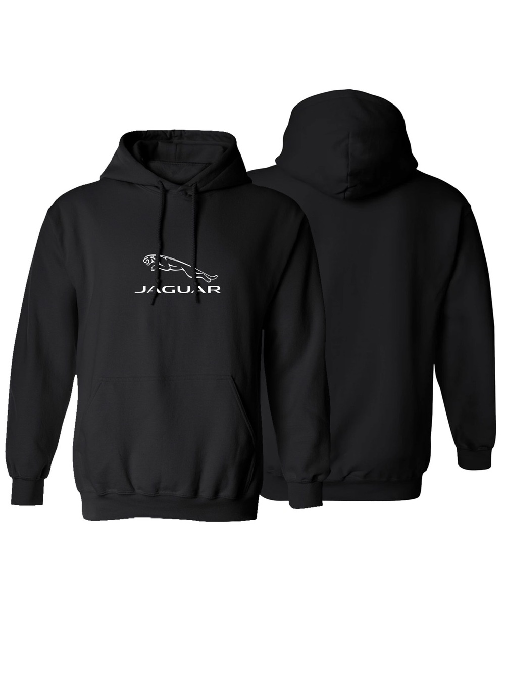 Men’s Jaguar Symbol Pullover Hoodie Black